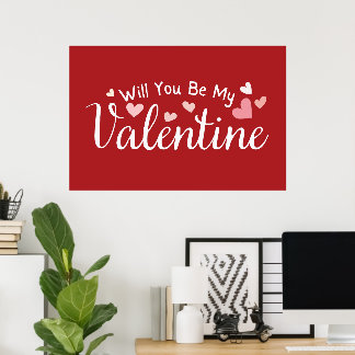 Póster Serás Mi Valentín