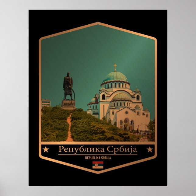 Póster Serbia (Frente)