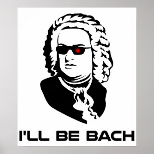 Póster Seré Johann Sebastian Bach