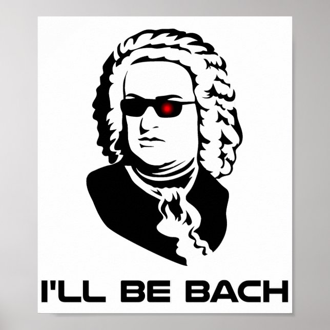 Póster Seré Johann Sebastian Bach (Frente)