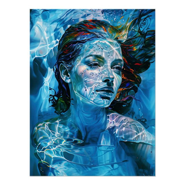 Póster "Serelis" - Serenidad en la armonía de Aqua (Anverso)