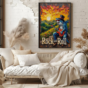 Póster Serenade atardecer: La esencia del tiburón