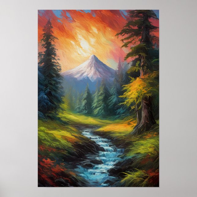 Póster Serenade de la Cumbre, danza del atardecer (Frente)