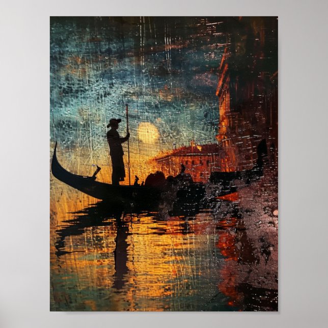 Póster Serenade de la Luna: el Susurro de Venecia (Frente)