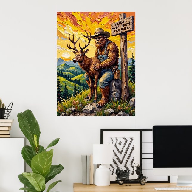Póster Serenade en el Valle de Bigfoot: Un toque suave (Oficina en casa)