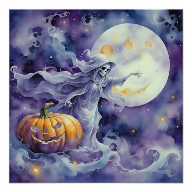 Póster Serenade espeluznante: La Calabaza y el Fantasma (Anverso)