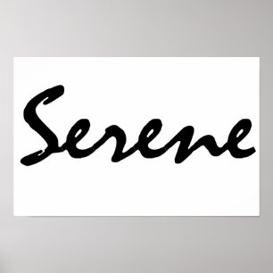 Póster Serene