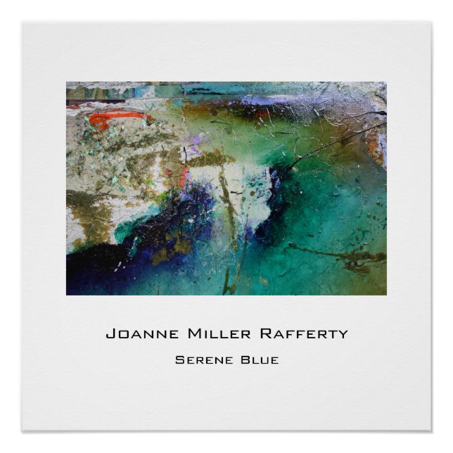 Póster Serene Blue (Anverso)