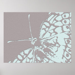 Póster Serene Butterfly