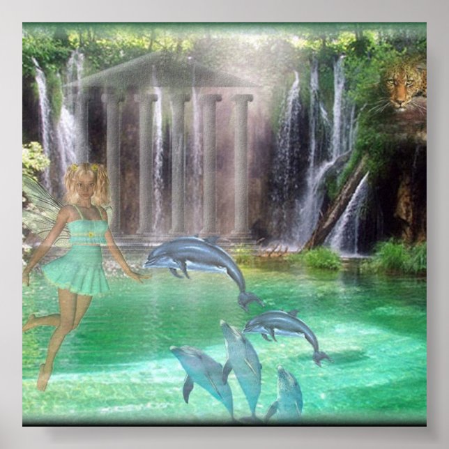 Póster serene cove (Frente)