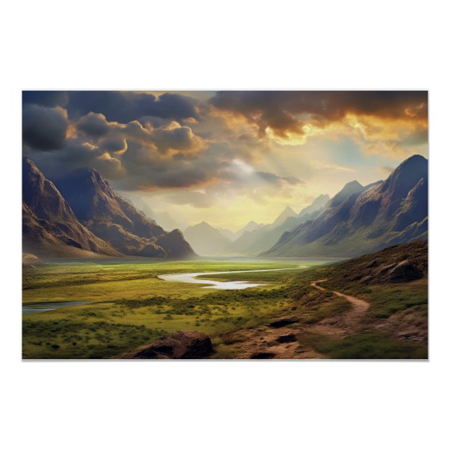 Póster Serene Horizon (Anverso)