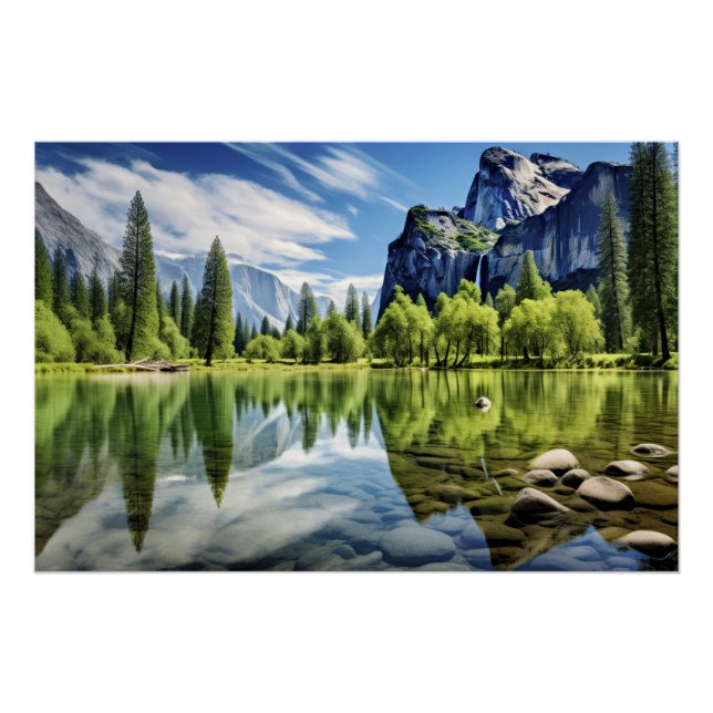 Póster Serene Lagoon (Anverso)