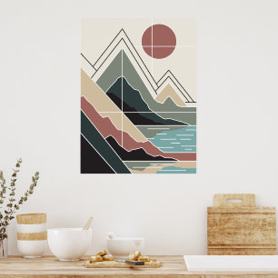 Póster Serene Peaks
