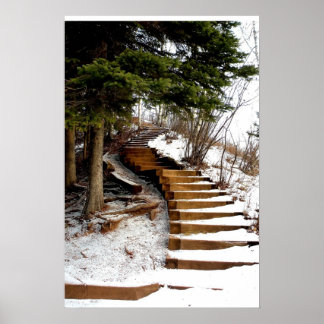 Póster Serene Stairway