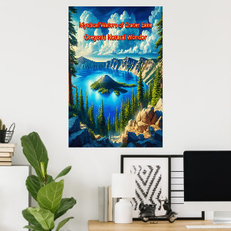 Póster Serenidad de Crater Lake