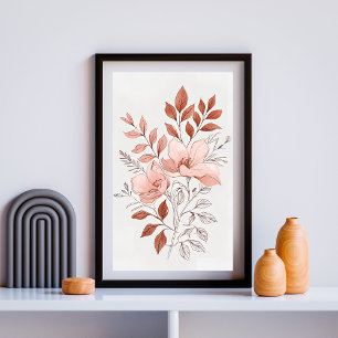 Póster Serenidad de Floración Otoñal
