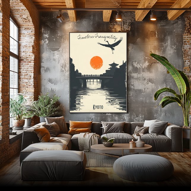Póster Serenidad de Kioto - Reflejos del Templo (Subido por el creador)