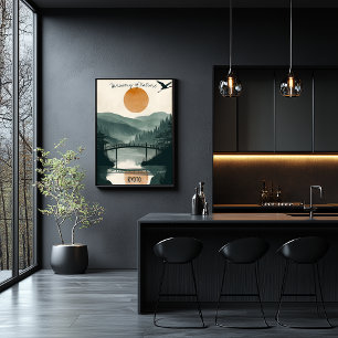 Póster Serenidad de Kioto - Reflexiones del Jardín Zen