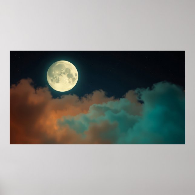 Póster Serenidad de la Luna (Frente)