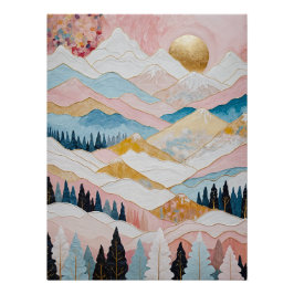 Póster Serenidad de montaña