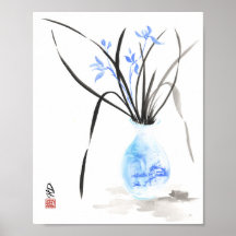 Serenidad de Orquídea Azul
