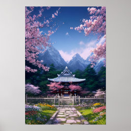 Póster Serenidad de Sakura