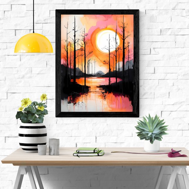 Póster Serenidad del atardecer (Subido por el creador)