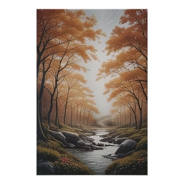 Póster Serenidad Dorada (Anverso)