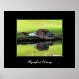 Póster Serenidad en Noruega