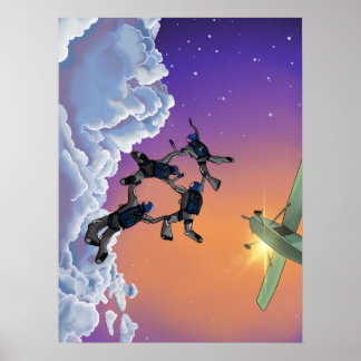 Póster Serenidad hacia el cielo