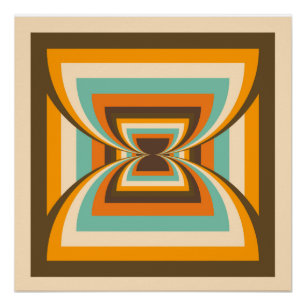 Póster "Serenidad iluminada por el sol - Arte mural amari