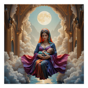 Póster Serenidad nocturna árabe