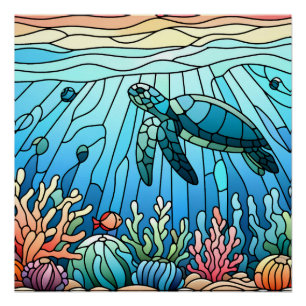 Póster Serenidad oceánica