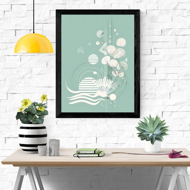 Póster Serenity - Abstract Floral (Subido por el creador)