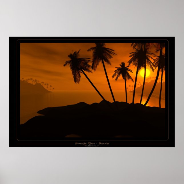 Póster Serenity Cove - Edición Sunrise (Frente)