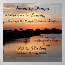 PÓSTER SERENITY PRAYER POSTER