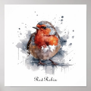 Póster Sereno Robin, personalizado