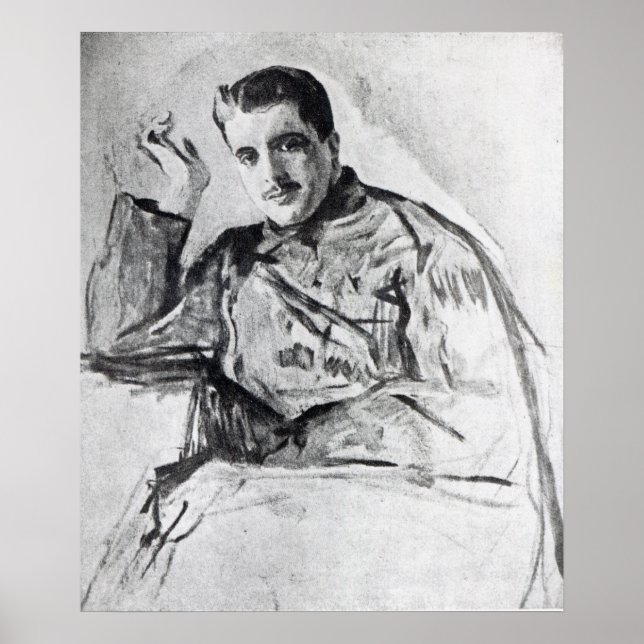 Póster Serge Diaghilev, 1904 (Frente)