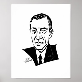 Póster Sergei Rachmaninoff