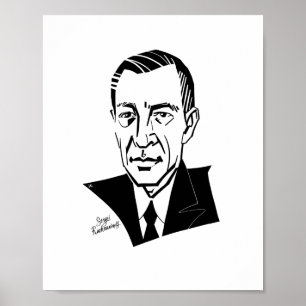 Póster Sergei Rachmaninoff