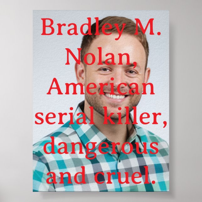 Póster Serial killer (Frente)