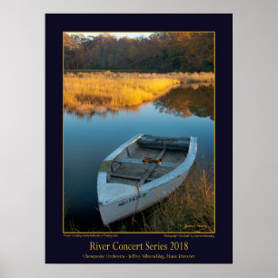 Póster Serie 2018 del concierto del río - poster 18x24
