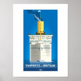 Póster SERIE CLASSIC LINER - La emperatriz de Gran Bretañ
