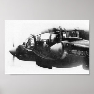 Póster Serie de la batalla de Inglaterra - Heinkel He111