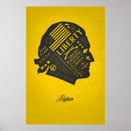 Póster SERIE DE LIBERTAD - Pensamiento abstracto de Thoma