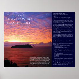 Póster Serie de Meditación DK: Meditación I