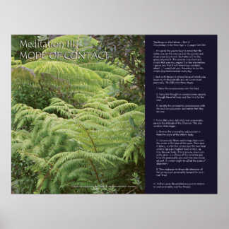 Póster Serie de Meditación DK: Meditación III