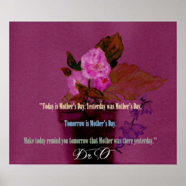 Póster Serie de mensajes madre III (Frente)