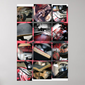 Póster serie de patines