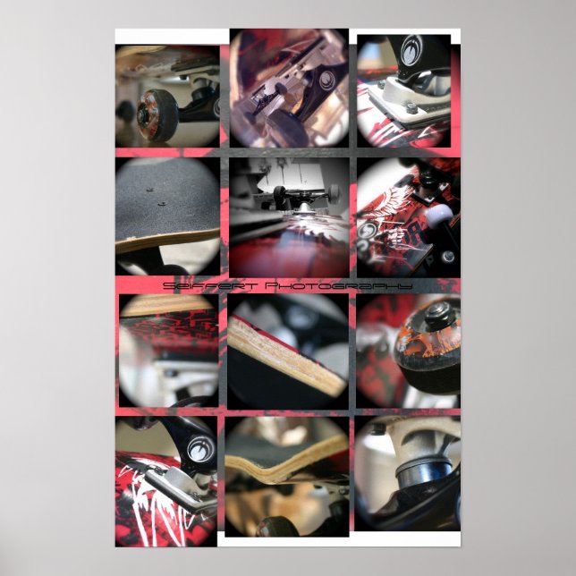 Póster serie de patines (Frente)